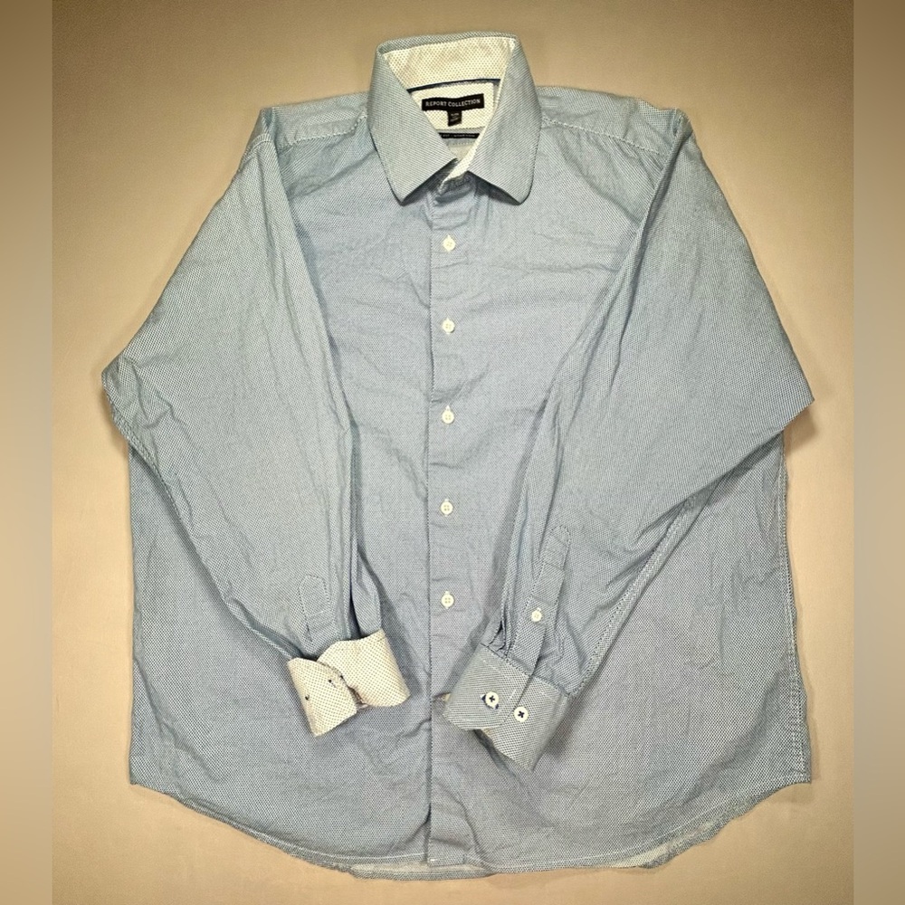 Report collection slim fit micro bots shirt, XL